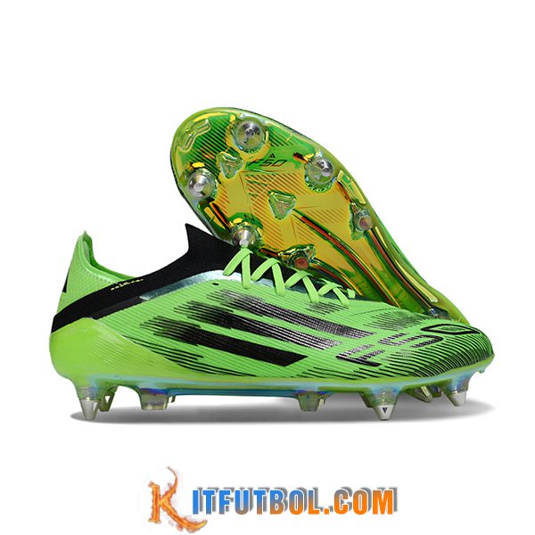 Adidas Botas De Fútbol F50 Elite SG Verde/Negro -03