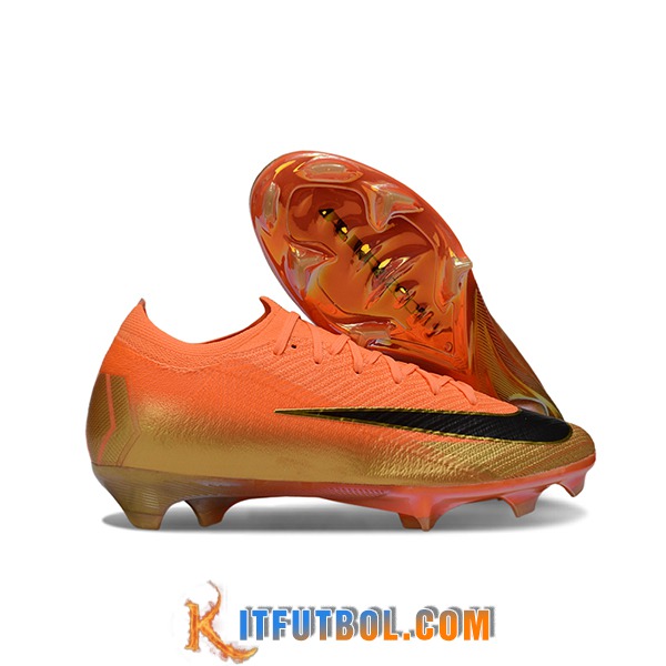 Nike Botas De Fútbol AIR Zoom Mercurial Vapor 16 Elite XXV FG Naranja/Negro