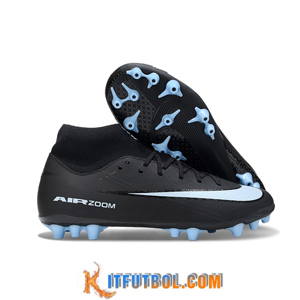 Nike Botas De Fútbol Mercurial Superfly 10 Academy Negro/Azul