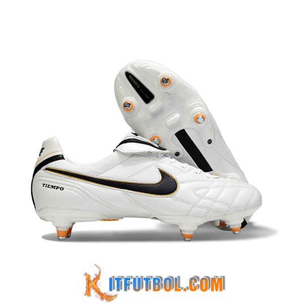 Nike Botas De Fútbol Tiempo Legend V Elite LUXE SG Blanco/Negro