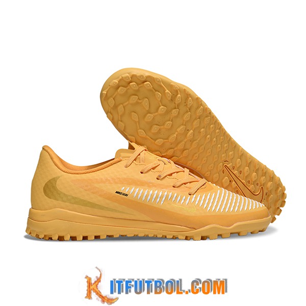 Nike Botas De Fútbol Phantom 6 Low Academy "Erling Haaland" Naranja/Negro