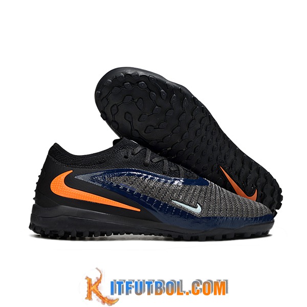 Nike Botas De Fútbol Phantom GX III Elite TF Negro/Azul/Naranja