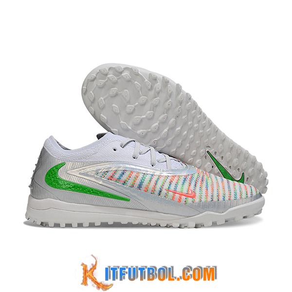 Nike Botas De Fútbol Phantom GX III Elite TF Blanco/Gris