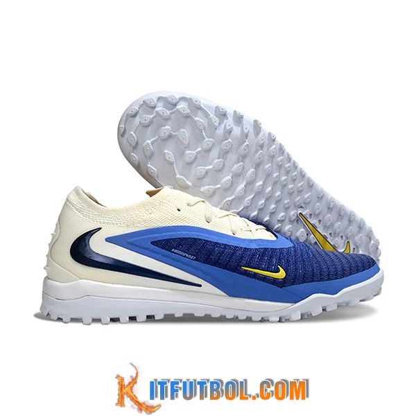 Nike Botas De Fútbol Phantom GX III Elite TF Azul/Beige