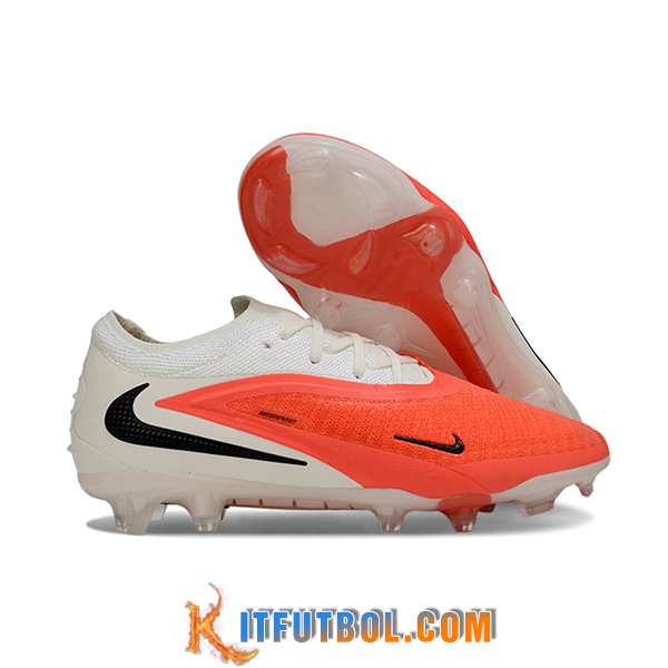 Nike Botas De Fútbol Phantom GX III Elite FG Beige/Naranja/Negro