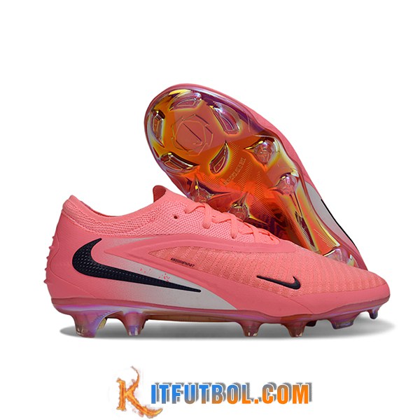 Nike Botas De Fútbol Phantom GX III Elite FG Rosa/Negro -02