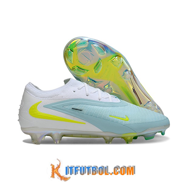 Nike Botas De Fútbol Phantom GX III Elite FG Blanco/Verde -02