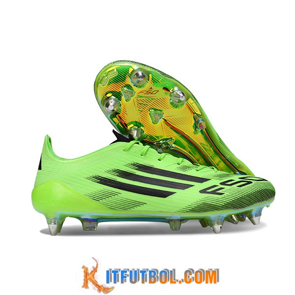 Adidas Botas De Fútbol F50 ELITE SG Verde/Negro -02