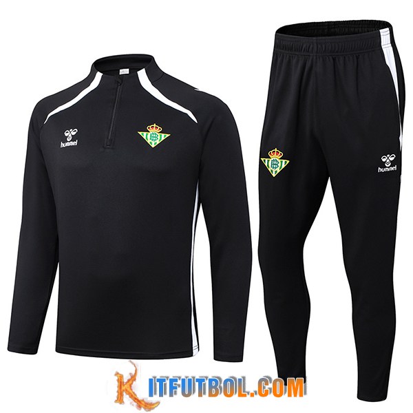Chandal Equipos De Futbol Real Betis Negro/Blanco 2025/2026