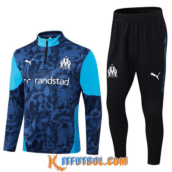 Chandal Equipos De Futbol Marsella Azul/Negro 2025/2026