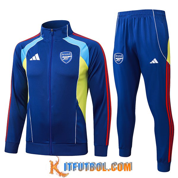 Chandal Equipos De Futbol Chaquetas Arsenal Azul/Amarillo 2025/2026
