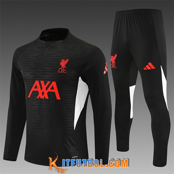 Chandal Equipos De Futbol FC Liverpool Ninos Negro/Rojo/Blanco 2025/2026