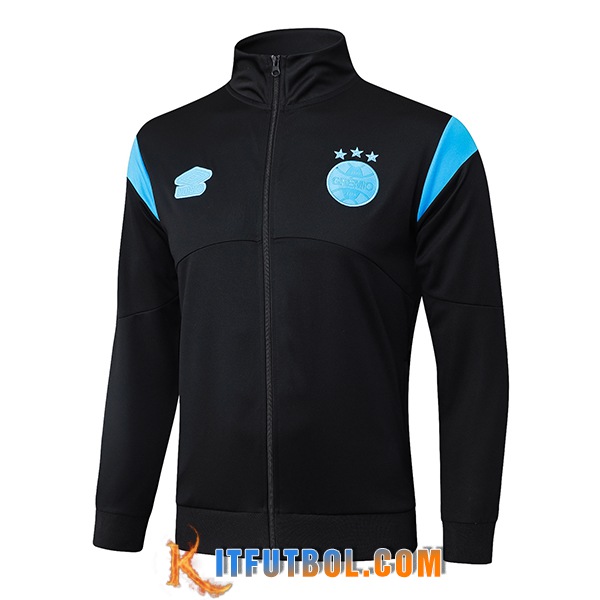 Chaquetas Futbol Gremio Negro/Azul 2025/2026