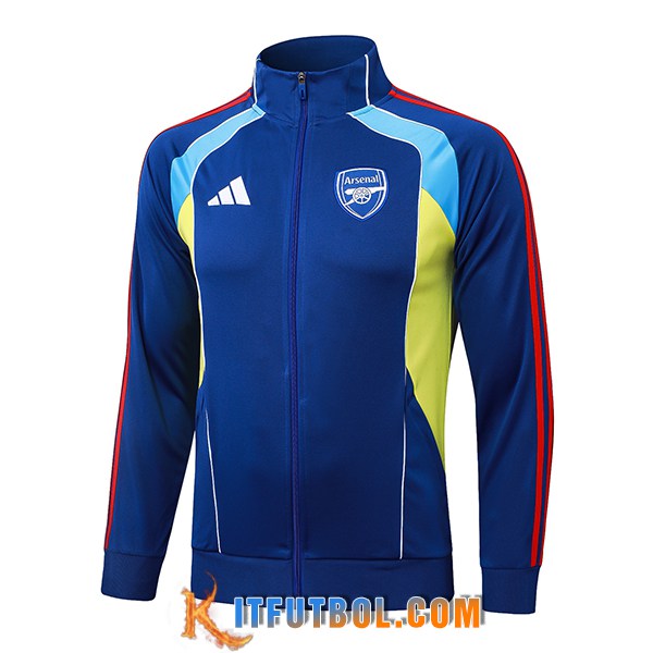 Chaquetas Futbol Arsenal Azul/Amarillo 2025/2026