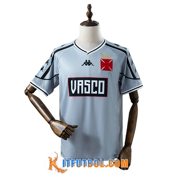 Camiseta Entrenamiento CR Vasco Da Gama Gris/Negro 2025/2026