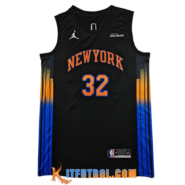 Camisetas NBA New York Knicks (TDWNS #32) 2025/26 Negro/Azul/Naranja