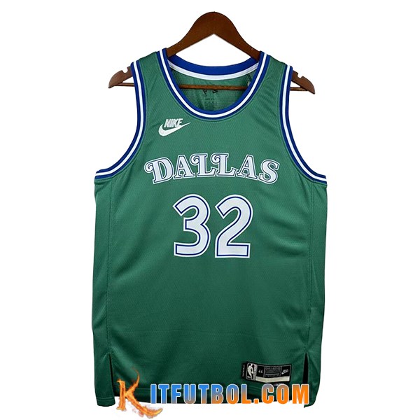 Camisetas NBA Dallas Mavericks (FLAGG #32) 2025/26 Verde