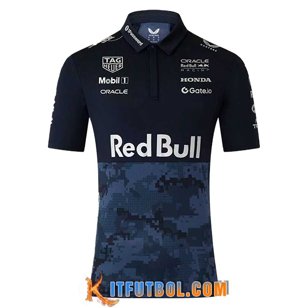 Polo F1 RedBull Racing Team Negro/Azul 2025
