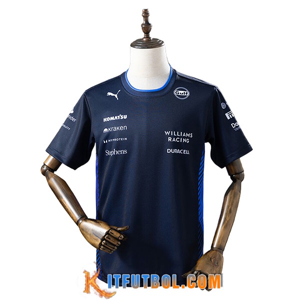 Camiseta de manga corta Williams Team azul real 2025