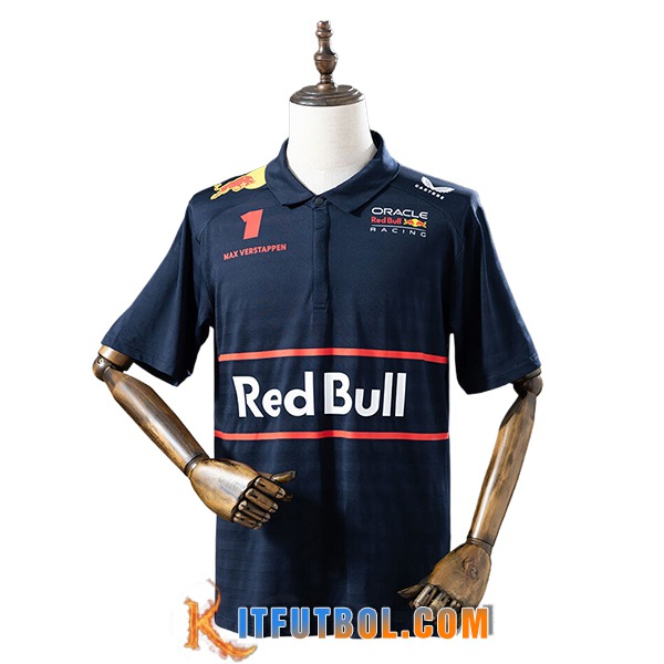 Polo F1 Scuderia Ferrari Team Azul Oscuro 2025