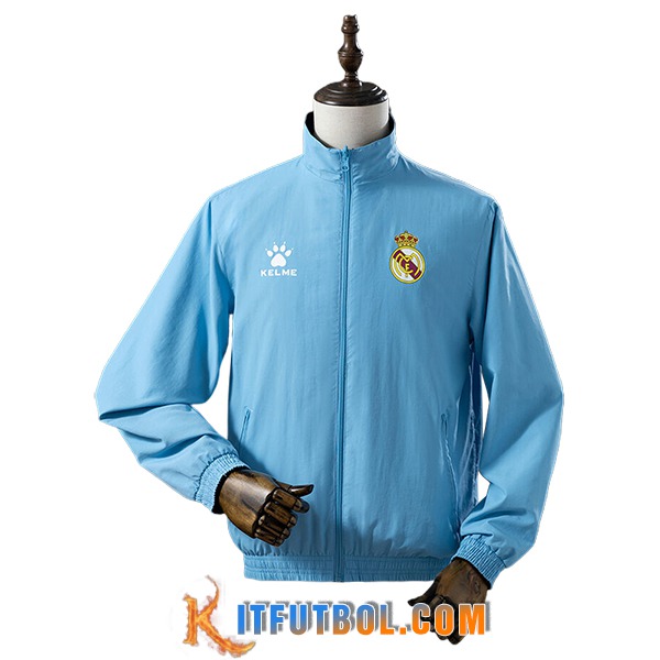 Rompevientos Real Madrid Azul Claro 2025/2026