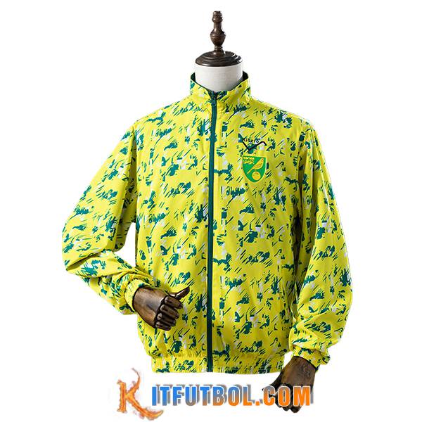 Rompevientos Norwich City Amarillo/Verde 2025/2026