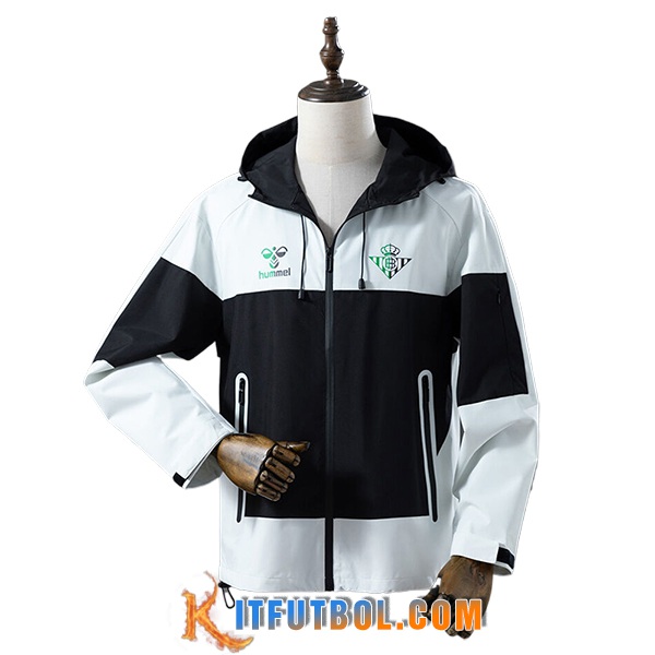 Rompevientos Real Betis Blanco/Negro 2025/2026