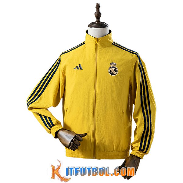 Rompevientos Real Madrid Amarillo/Negro 2025/2026