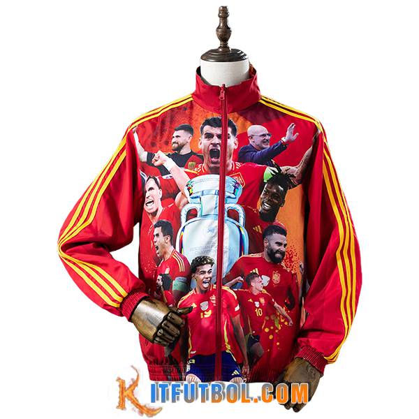 Rompevientos España Rojo/Amarillo 2025/2026 -02