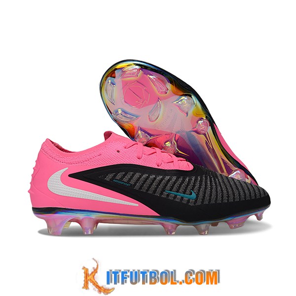 Nike Botas De Fútbol Phantom GX III Elite FG Rosa/Negro/Blanco
