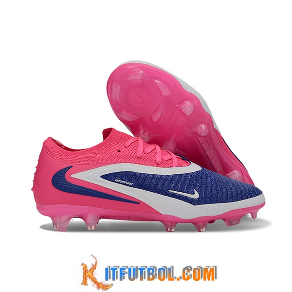 Nike Botas De Fútbol Phantom GX III Elite FG Rosa/Azul/Blanco