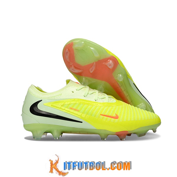 Nike Botas De Fútbol Phantom GX III Elite FG Amarillo/Verde
