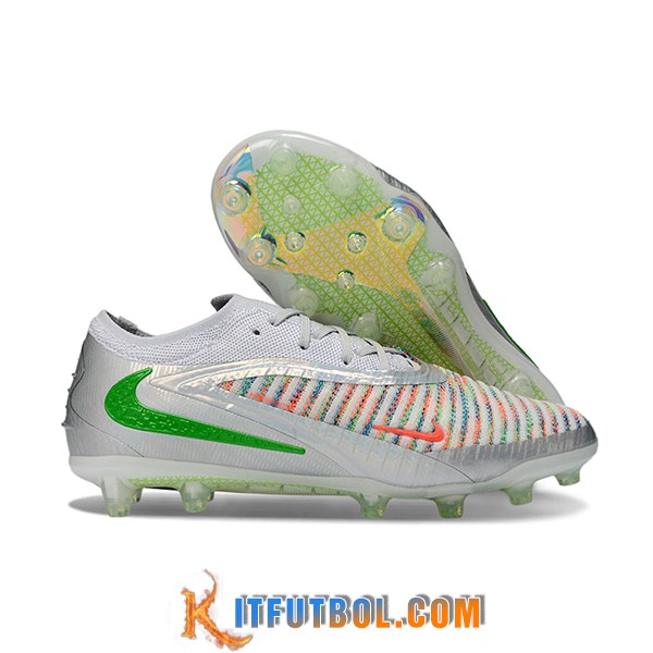 Nike Botas De Fútbol Phantom GX III Elite AG Gris/Verde