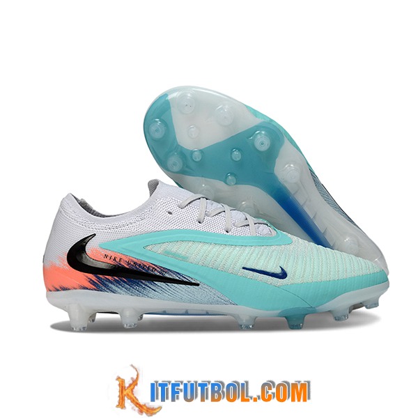 Nike Botas De Fútbol Phantom GX III Elite AG Azul/Blanco