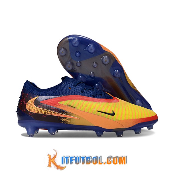 Nike Botas De Fútbol Phantom GX III Elite AG Azul/Naranja