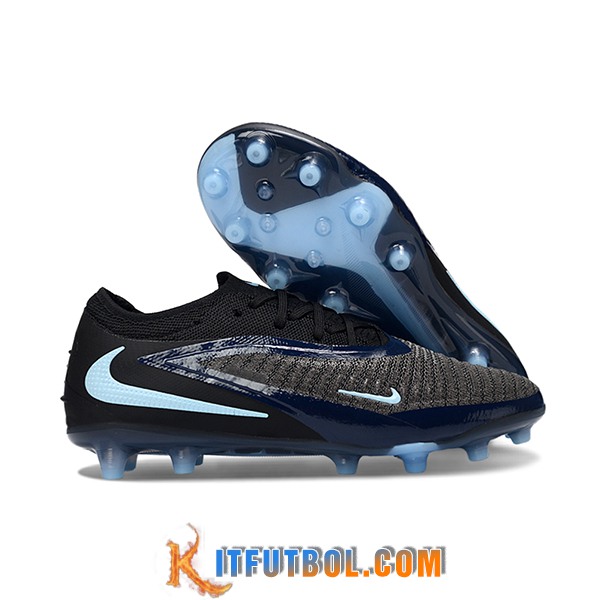 Nike Botas De Fútbol Phantom GX III Elite AG Negro/Azul