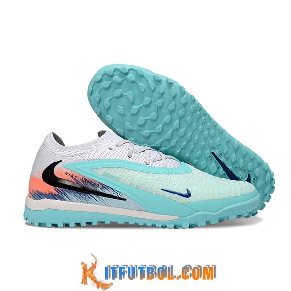 Nike Botas De Fútbol Phantom GX III Elite TF Azul/Blanco
