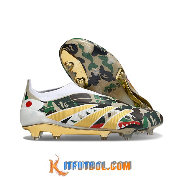 Adidas Botas De Fútbol 25 Predator Elite LL FG Amarillo/Verde/Blanco