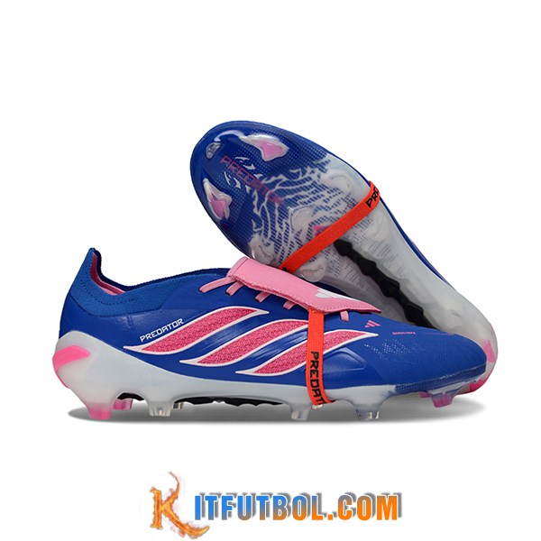 Adidas Botas De Fútbol 26 Predator Elite Tongue FG Azul/Rosa