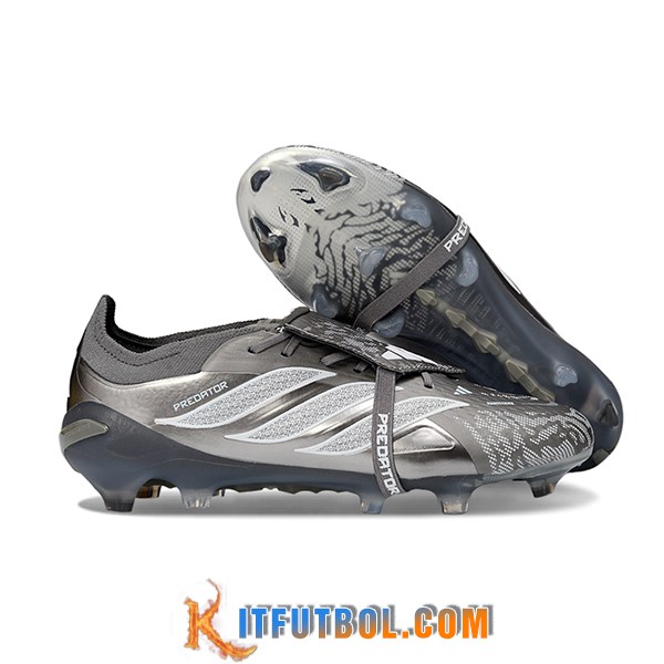 Adidas Botas De Fútbol 26 Predator Elite Tongue FG Gris