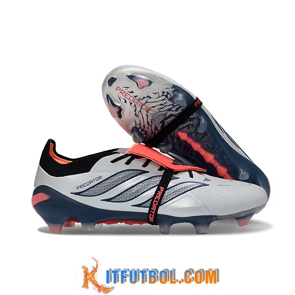 Adidas Botas De Fútbol 26 Predator Elite Tongue FG Gris/Azul
