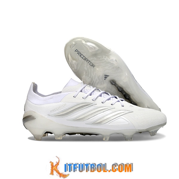 Adidas Botas De Fútbol 26 Predator Elite FG Blanco/Gris