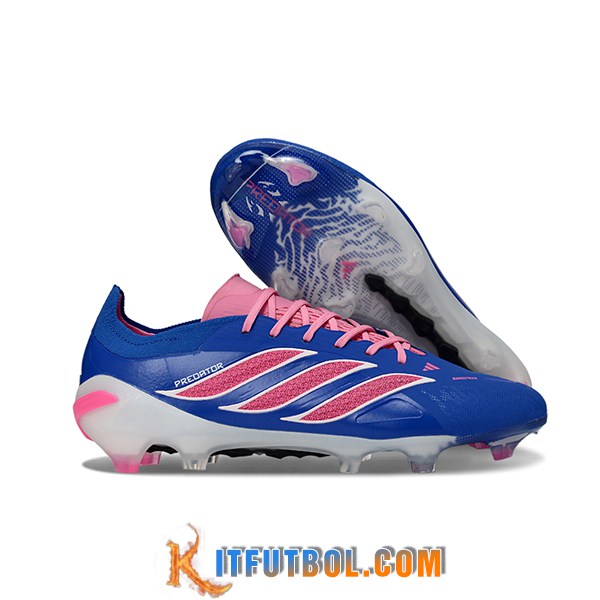 Adidas Botas De Fútbol 26 Predator Elite FG Azul/Rosa