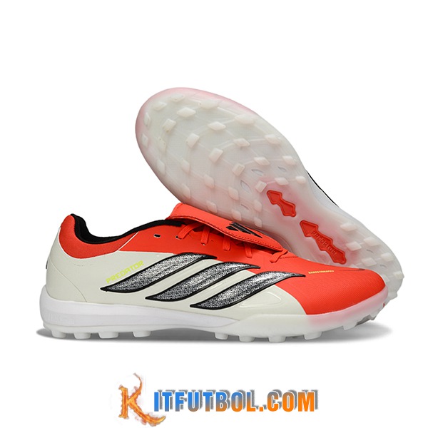 Adidas Botas De Fútbol PREDATOR LEAGUE FT TURF Beige/Naranja/Gris