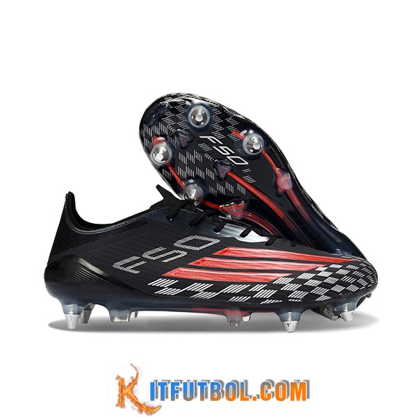 Adidas Botas De Fútbol F50 ELITE SG Negro/Naranja