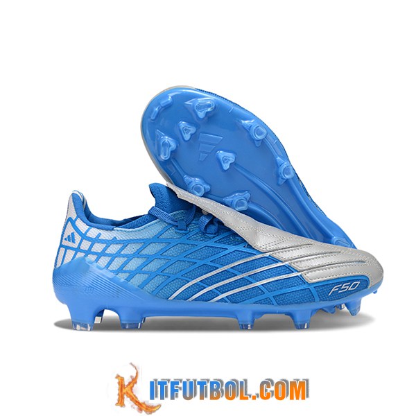 Adidas Botas De Fútbol F50 Elite FG Azul/Gris