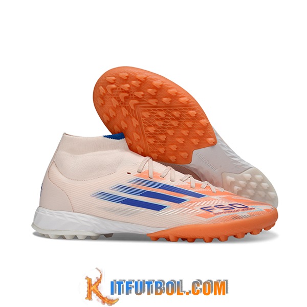 Adidas Botas De Fútbol F50 Sparkfusion League TF Naranja/Azul