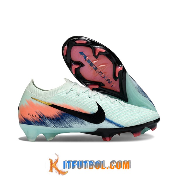 Nike Botas De Fútbol AIR Zoom Mercurial Vapor 16 Elite XXV FG Verde/Negro/Naranja