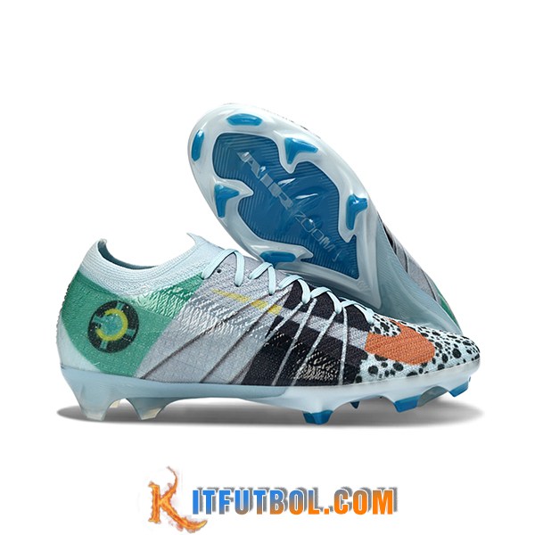 Nike Botas De Fútbol AIR Zoom Mercurial Vapor 16 Elite XXV FG Azul/Verde/Negro