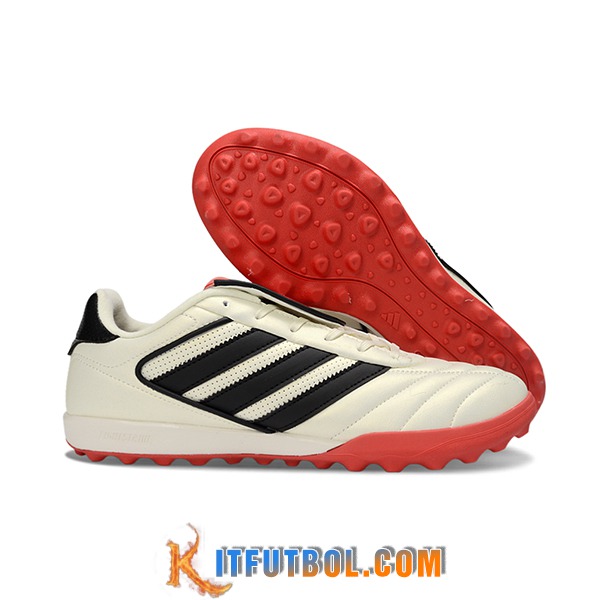 Copa Botas De Fútbol GLORO II TF Beige/Negro/Rojo